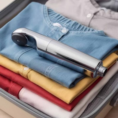 Reiseduschkopf mit Mikro-Filtration