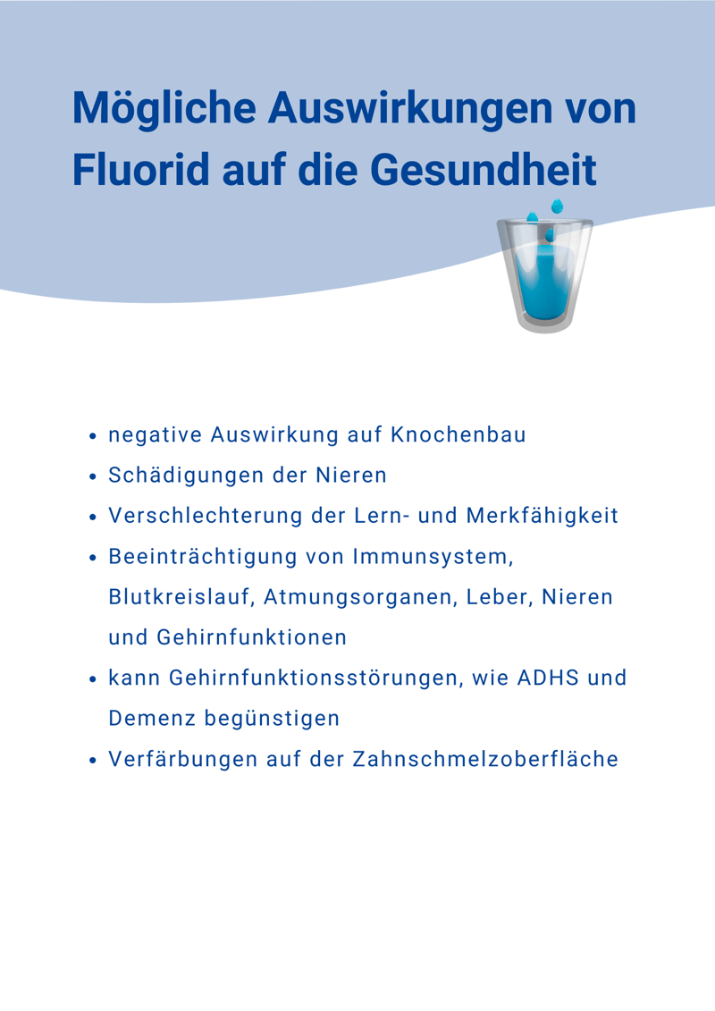 FLOURID IM TRINKWASSER INF