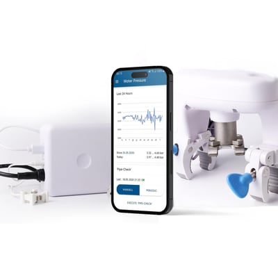 Kugelventil Wassermelder WLAN Hausanschluss Abschaltung