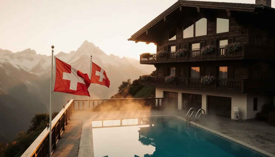 Hotelbad in der Schweiz