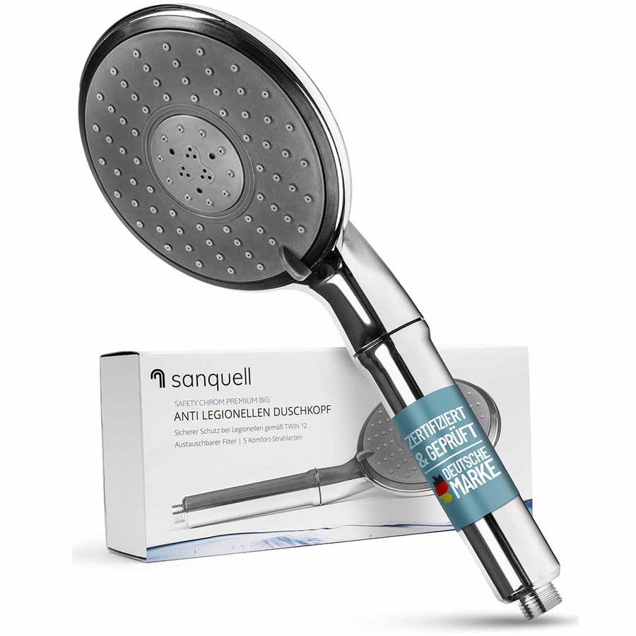 Safety Chrom Premium Duschkopf