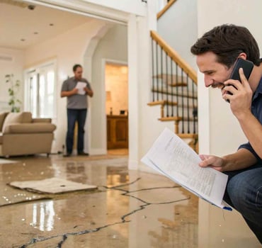 Wasserschaden Vertrag