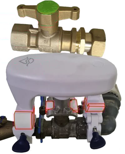 Installationskit für EWE Absperrventil