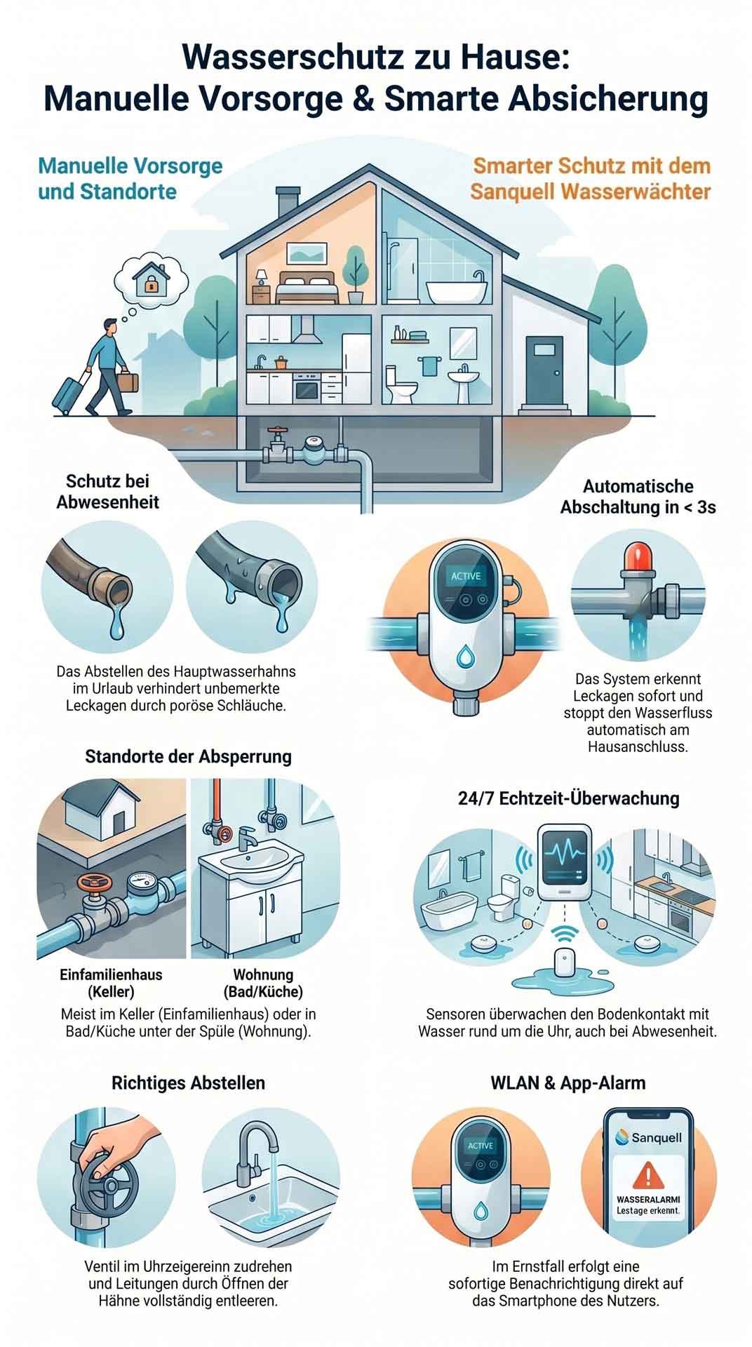 Schutz vor Wasserschäden
