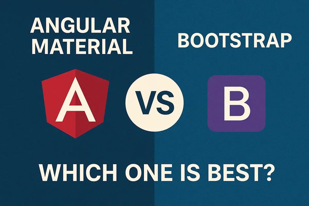 Angular vs Bootstrap