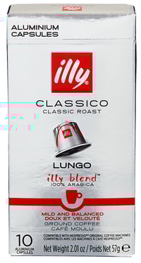 Illy Caps Classico Lungo 10stk