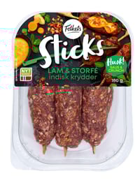 Lam&Storfe Sticks Karri/Ingefær 180g Folkets