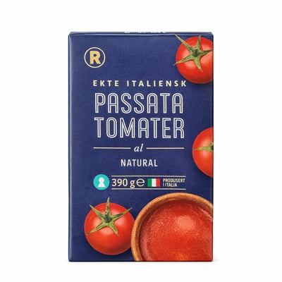 Ekte italiensk passata tomater al natural