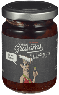 Onkel Grusoms Pesto Arrabiata 135g