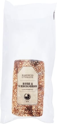 Havre&Surdeigsbrød 530g Bakerens Utvalgte