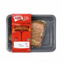 Kremet hvitløk indrefilet av svin