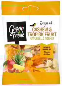 Cashew&Tropisk Frukt 60g Grønn&Frisk