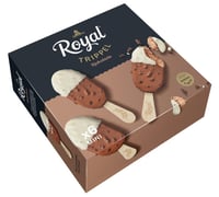 Royal Trippel Sjokolade 6stk Diplom-Is