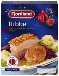 Ribbe m/Medisterkake 425g Fjordland