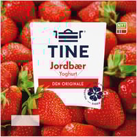 Yoghurt Jordbær 4x150g Tine