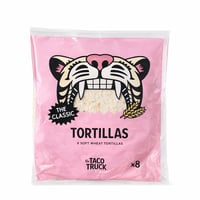 Tortillas 8 myke hvetetortillaer