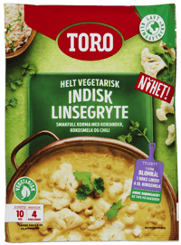 Toro Indisk Linsegryte 106g