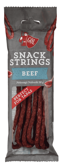 GØL Beef Strings Snack 90g