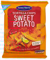 Tortilla Chips Sweet Potato 130g Santa Maria