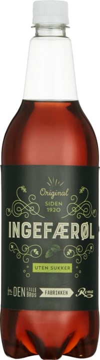 Ingefærøl u/Sukker 1l Roma