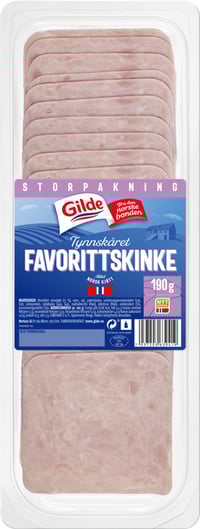 Tynnskåret Favorittkskinke 190g