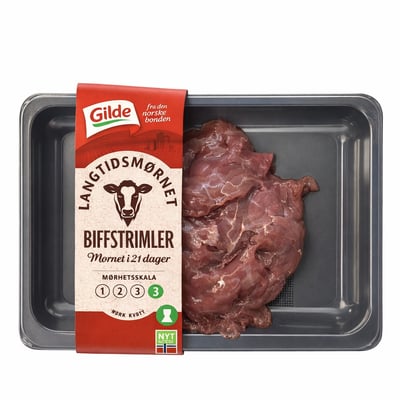 Langtidsmørnet Biffstrimler