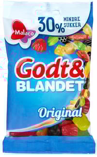 Godt&Blandet Original 30% 140g Malaco