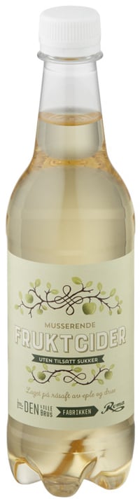 Fruktcider uten Tilsatt Sukker 0.5l Flaske Roma