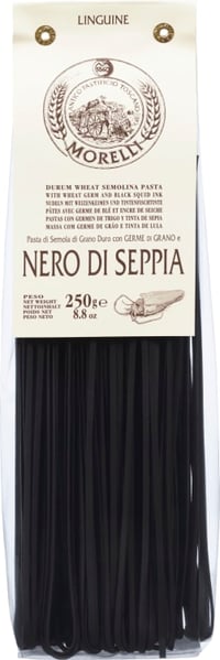 Linguine m/Blekksprutblekk 250g Morelli