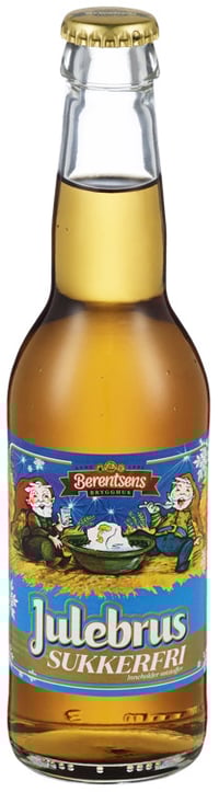 Julebrus Appelsin uten Sukker 6x0.33l