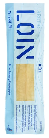 Arctic Loin Ferdig Utvannet Loin av Tørrfisk Frys Gryteklar