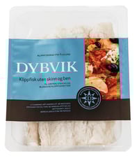 Klippfisk u/Skinn&Ben 400g Dybvik