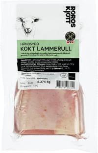 Lammerull Kokt i Bit Håndsydd Ca400g Røroskjøtt