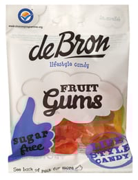 Fruit Gums Sf 100g De Bron