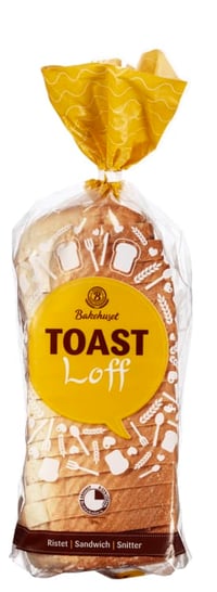 Toast Loff skivet 660g Bakehuset