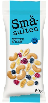 Småsulten Nøtter & Bær 60 g