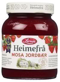 Jordbær Mosa Heimefrå 380g Lerum
