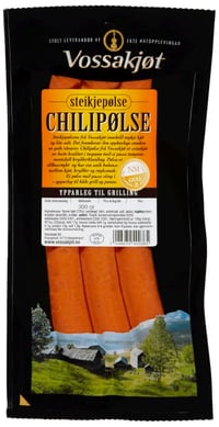 Chilipølse 300g Vossakjøt