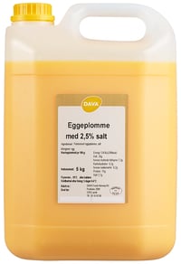 Eggeplomme med 2.5% Salt 5kg