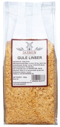 Linser Gule 500g Jasmin