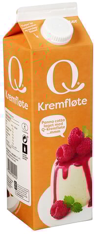 Q-kremfløte 1x10 Krt 1l Q