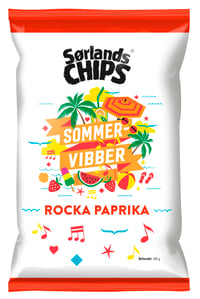 Sørlandschips Rocka Paprika 100g Sommervibber