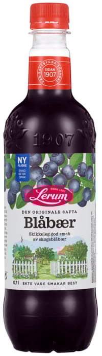 Blåbærsaft 0,7l Lerum