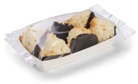 Kokosmakroner m/Sjokotrekk 6stk Bakehuset