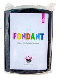 Fondant Sort 250 g Cacas