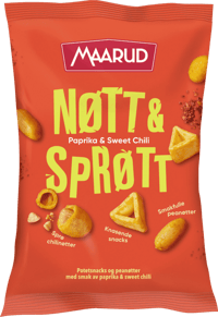 Maarud Nøtt&Sprøtt Paprika & Sweet Chili 140g