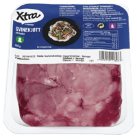 X-tra Strimlet Svinekjøtt 550g