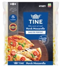 Ekte Revet Ost Norsk Mozzarella 200g Tine