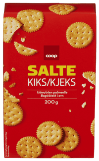 Coop Salte Kjeks 200g