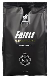 Friele Frokostkaffe Mørkbrent hele bønner, 500 g
